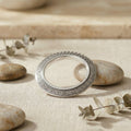 Unique Engraved Kada – Gun Metal
