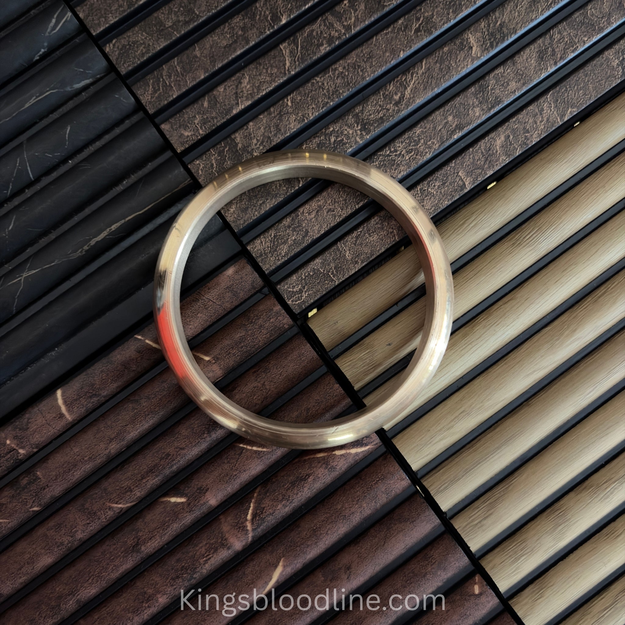 Brass kada round arial view 