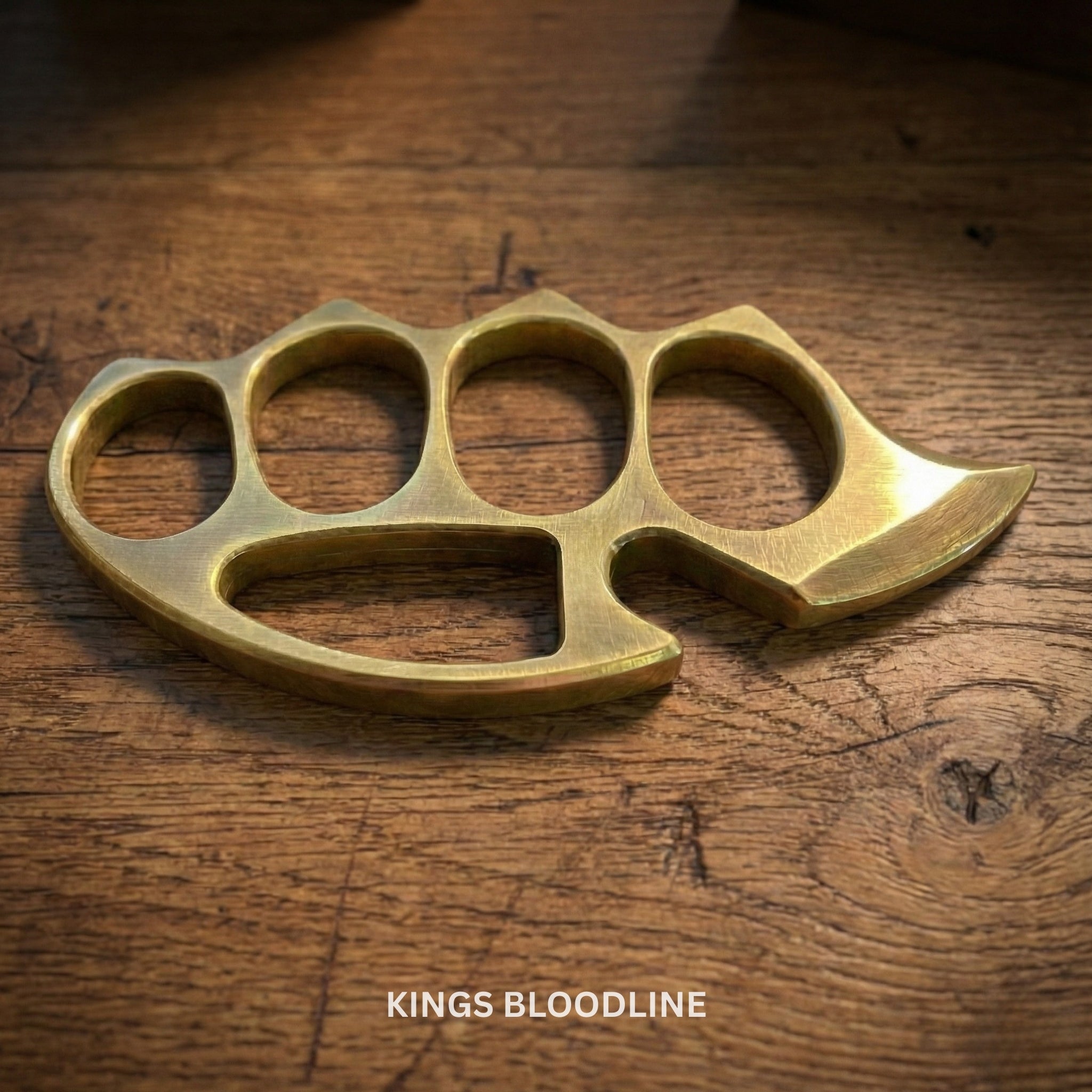 Brass knuckle duster front view