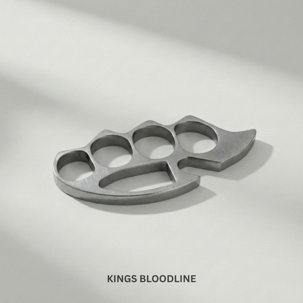 Iron metal gangster knuckle front view