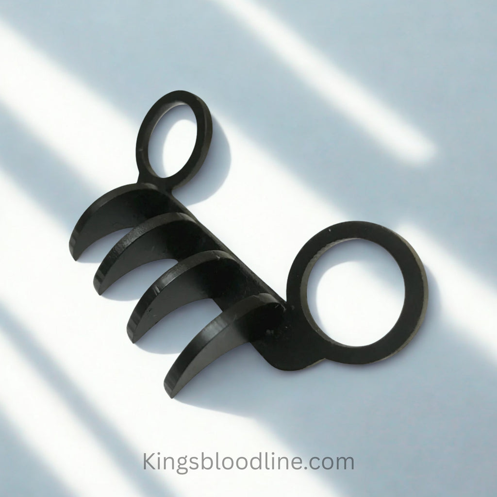 Maratha weapon Bagh Nakh close-up