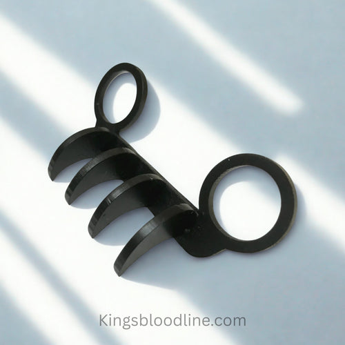 Maratha weapon Bagh Nakh close-up