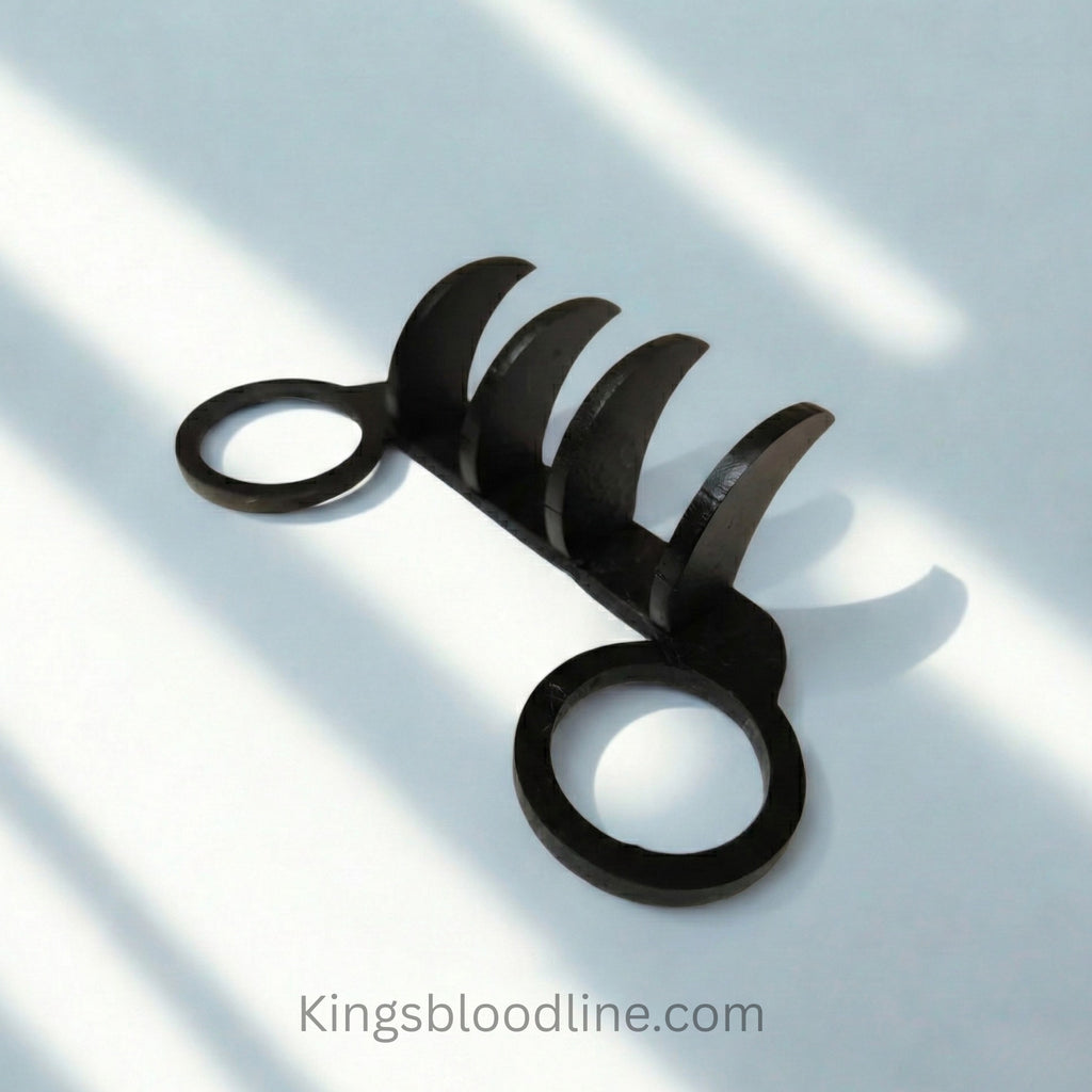 Maratha weapon Bagh Nakh side view