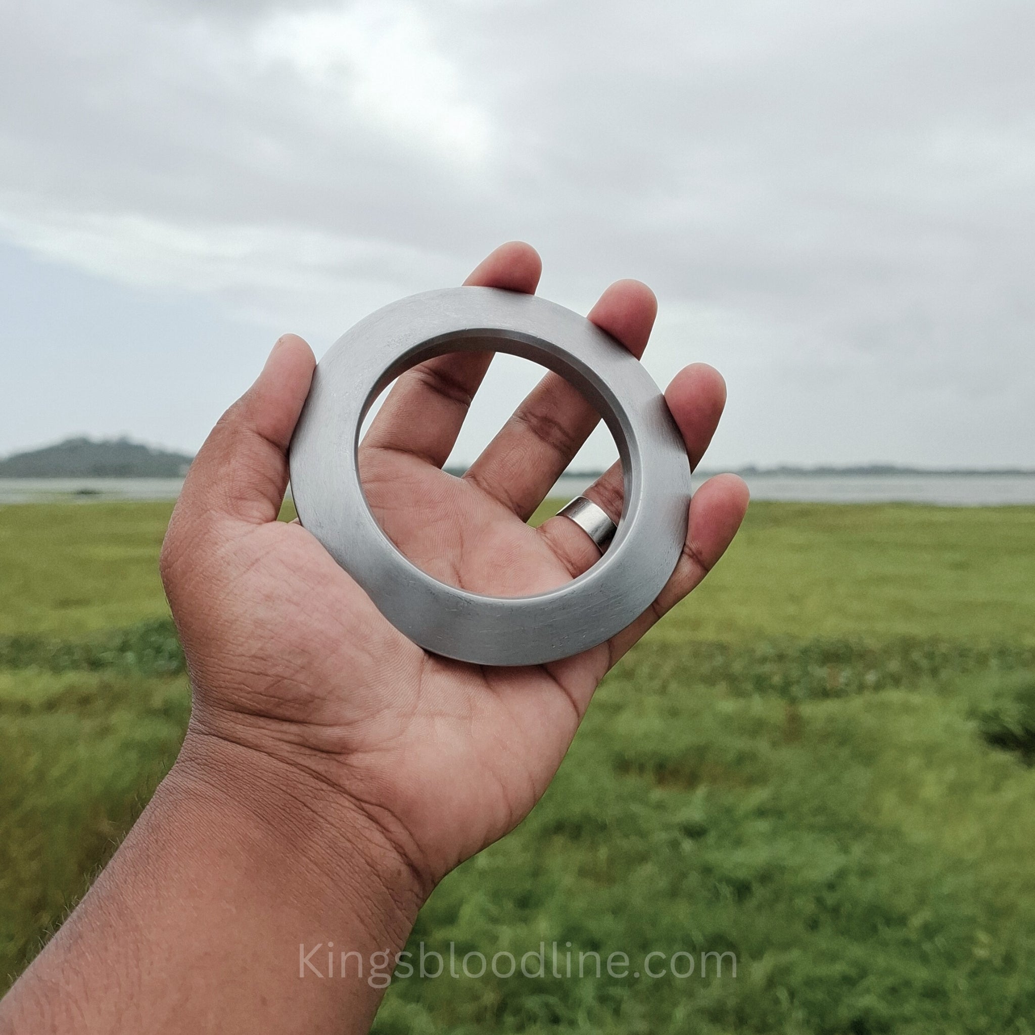 Sarbhloh Chakkri kada on hands