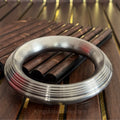 Sarbhloh  Heavy Stripe kada on wooden table