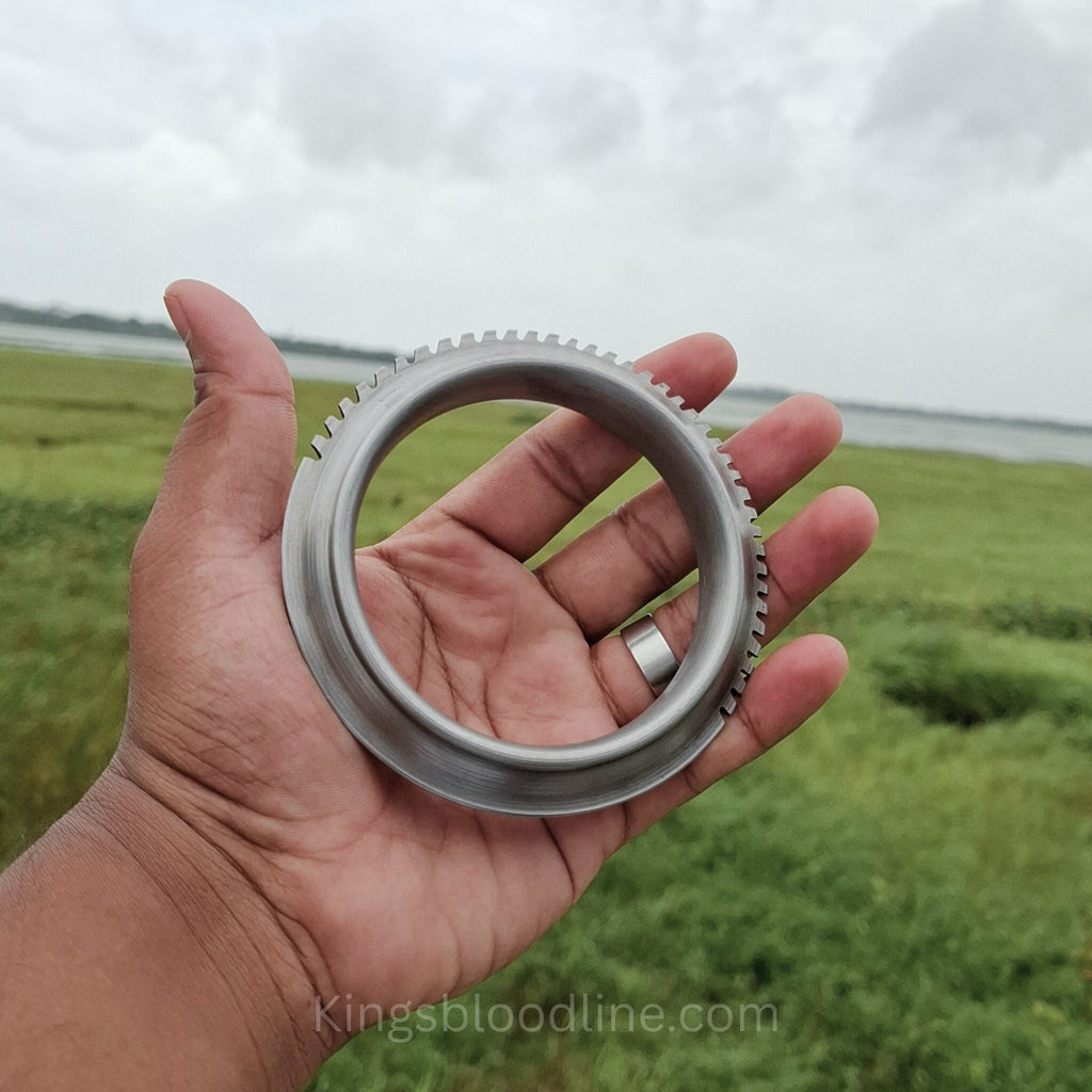 Sarbhloh Kada Half Spikes on hands