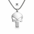 Skull Pendant White Background
