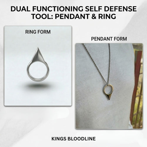 Batman Rings (Dual Edge & Single Edge Combo) +Free Stainless Steel Chain