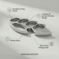 Steel knuckle punch with info
